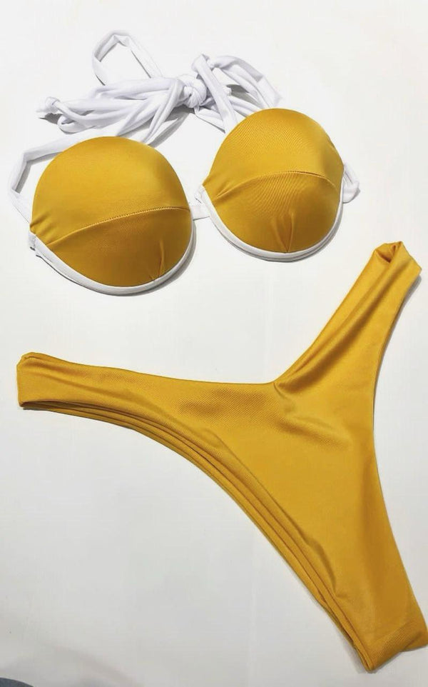 BIKINI COPAS AMARILLO