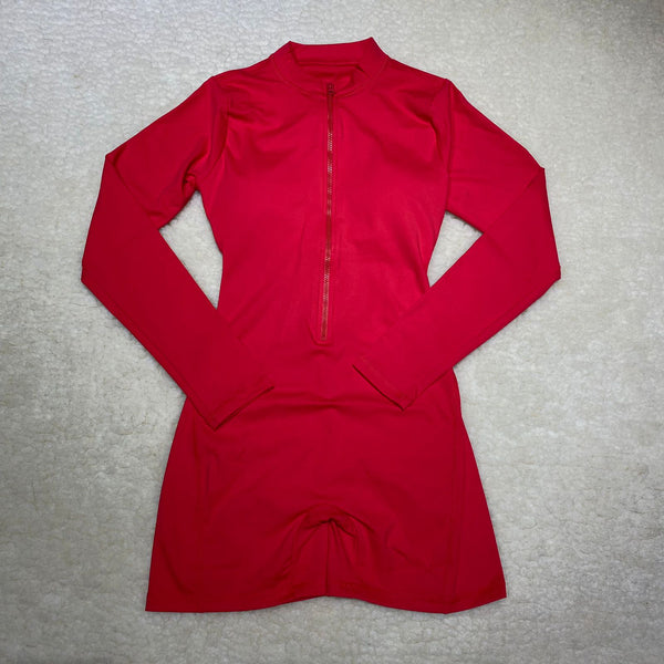 ENTERIZO CORTO MANGA LARGA CIERRE