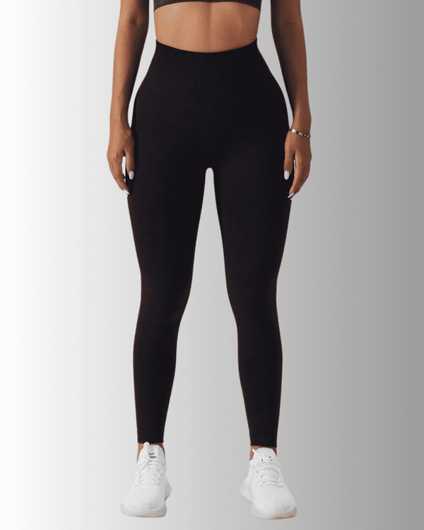 LEGGINS SEAMLESS CON PUSH UP NEGRO